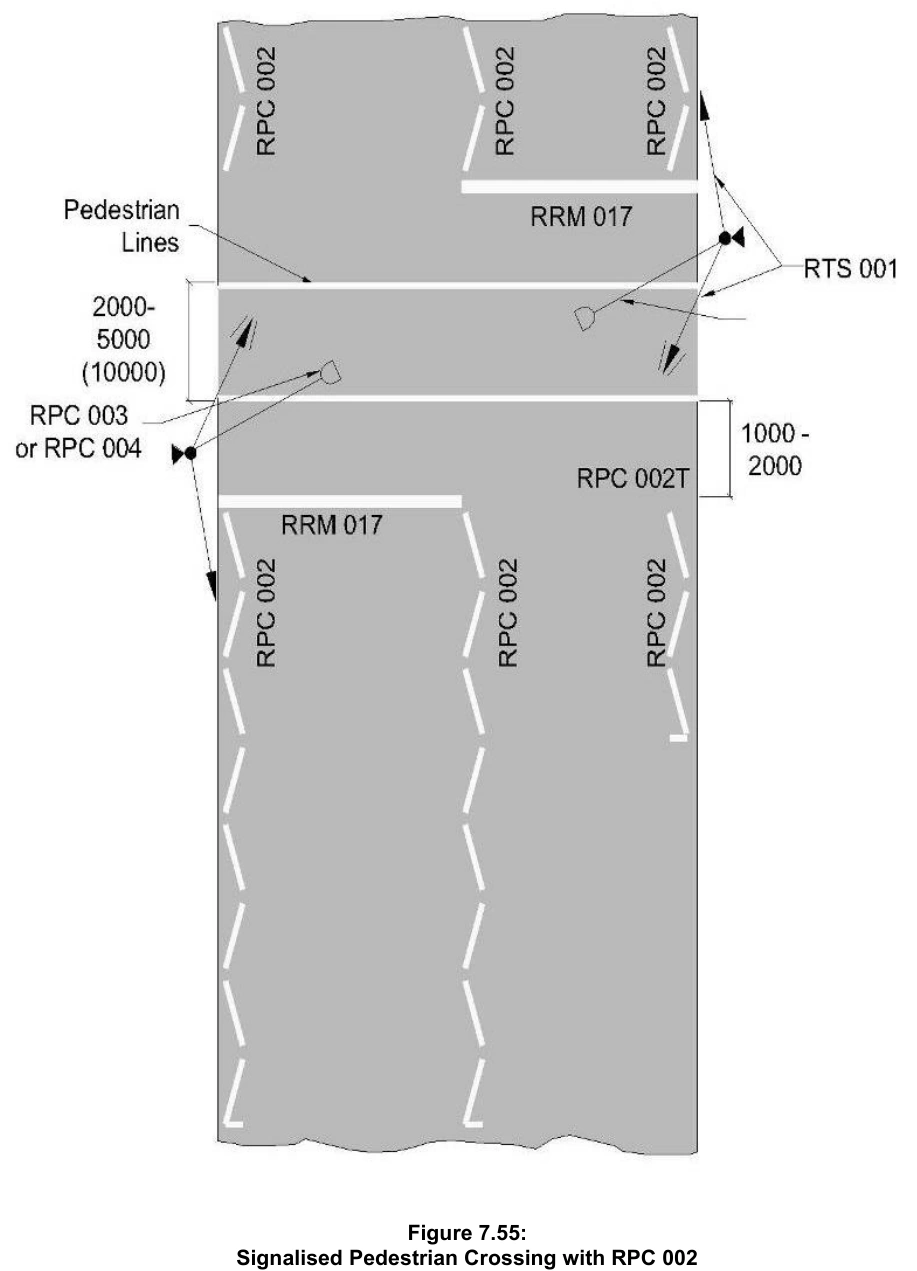 Signalised Pedestrian Crossing with RPC 002
