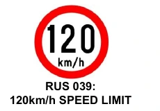 120 km/h Speed Limit