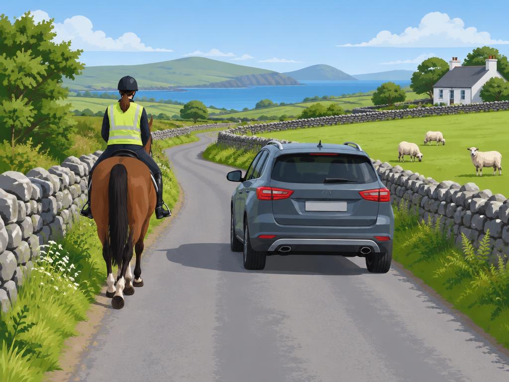 Animals on the road